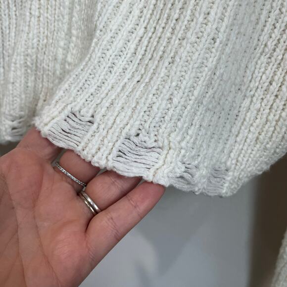 Moon & Madison Cropped Zip Hoodie Ribbed Cozy Minimal NWT Size XL - Picture 5 of 7